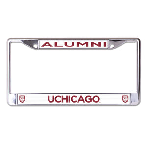 University of Chicago Alumni Chrome License Plate Frame