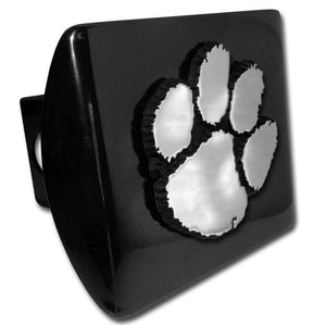 Clemson Black Metal Hitch Cover