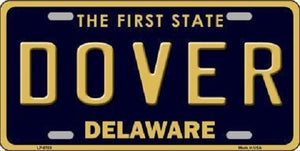Dover Delaware Novelty Metal License Plate