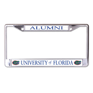 University of Florida Alumni Chrome License Plate Frame