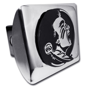 Florida State Seminole Chrome Hitch Cover