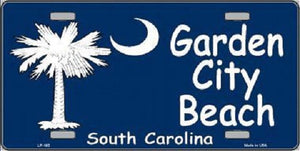 Garden City Beach South Carolina Metal Novelty License Plate