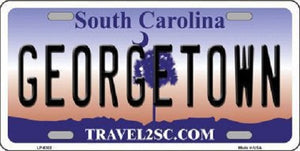 Georgetown South Carolina Novelty Metal License Plate