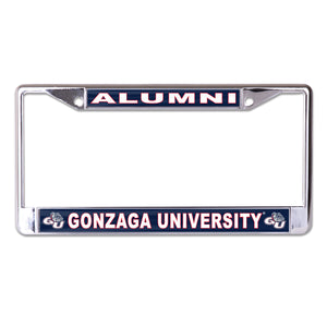 Gonzaga University Alumni Chrome License Plate Frame
