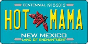 Hot Mama New Mexico Novelty Metal License Plate