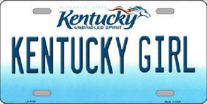Kentucky Girl Kentucky Novelty Metal License Plate