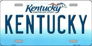 Kentucky Novelty Metal License Plate