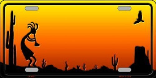 Kokopelli Arizona Blank Scenic Novelty Metal License Plate