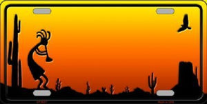Kokopelli Arizona Blank Scenic Novelty Metal License Plate
