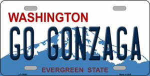 Go Gonzaga Novelty Metal License Plate