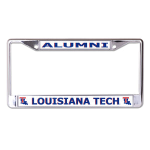 Louisiana Tech University Alumni Chrome License Plate Frame