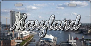 Maryland River Skyline State License Plate