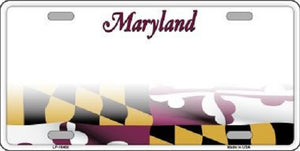 Maryland State Metal Novelty License Plate