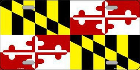 Maryland State Metal Novelty License Plate
