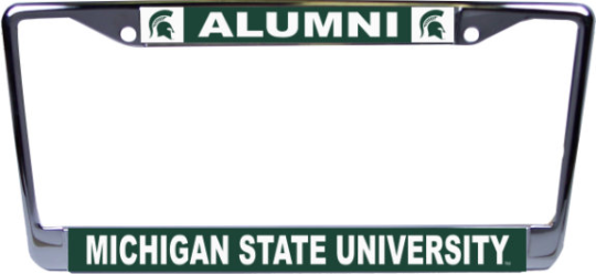 Michigan State University Alumni License Plate Frame