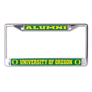 University of Oregon Alumni Chrome License Plate Frame