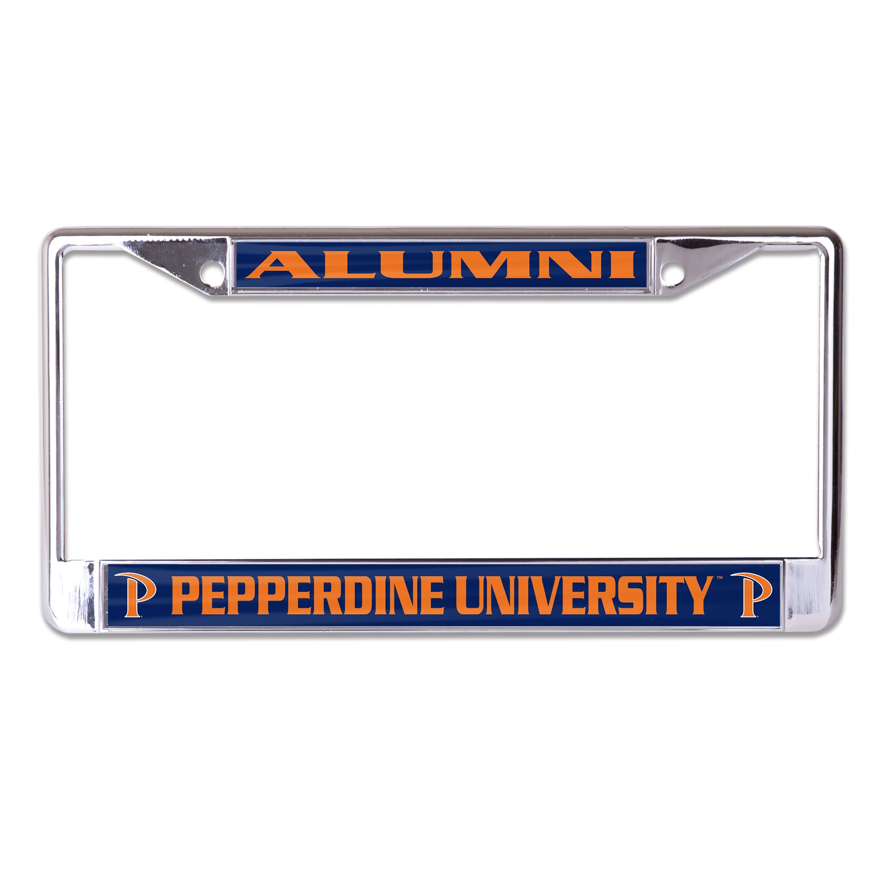 Pepperdine University Alumni Chrome License Plate Frame