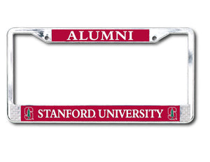 Stanford University Alumni Chrome License Plate Frame