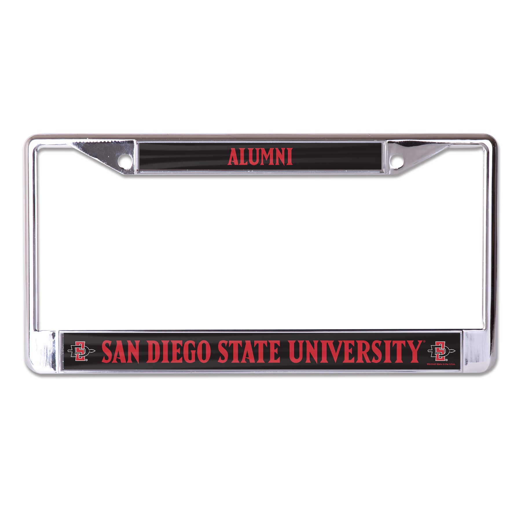 San Diego State University Alumni Chrome License Plate Frame