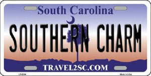 Southern Charm South Carolina Novelty Metal License Plate