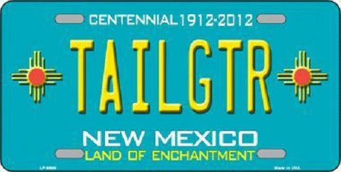 Tailgtr New Mexico Novelty Metal License Plate
