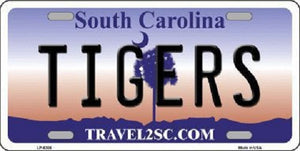 Tigers South Carolina Novelty Metal License Plate