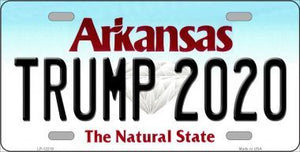 Trump 2020 Arkansas Novelty Metal License Plate