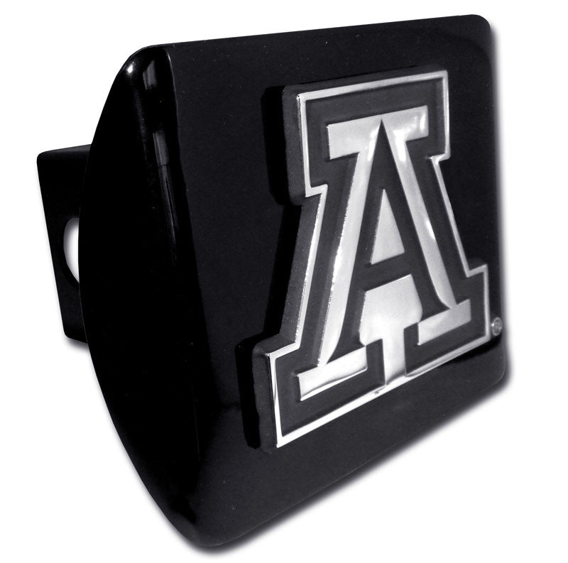 Arizona (Block “A”) ALL METAL Black Hitch Cover