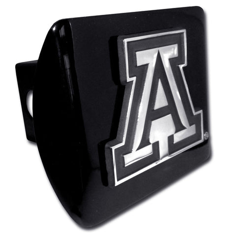 Arizona (Block “A”) ALL METAL Black Hitch Cover