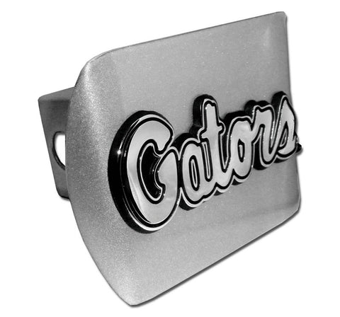 University of Florida Gators Brushed Metal Hitch Cover