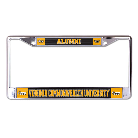 Virginia Commonwealth University Alumni Chrome License Plate Frame