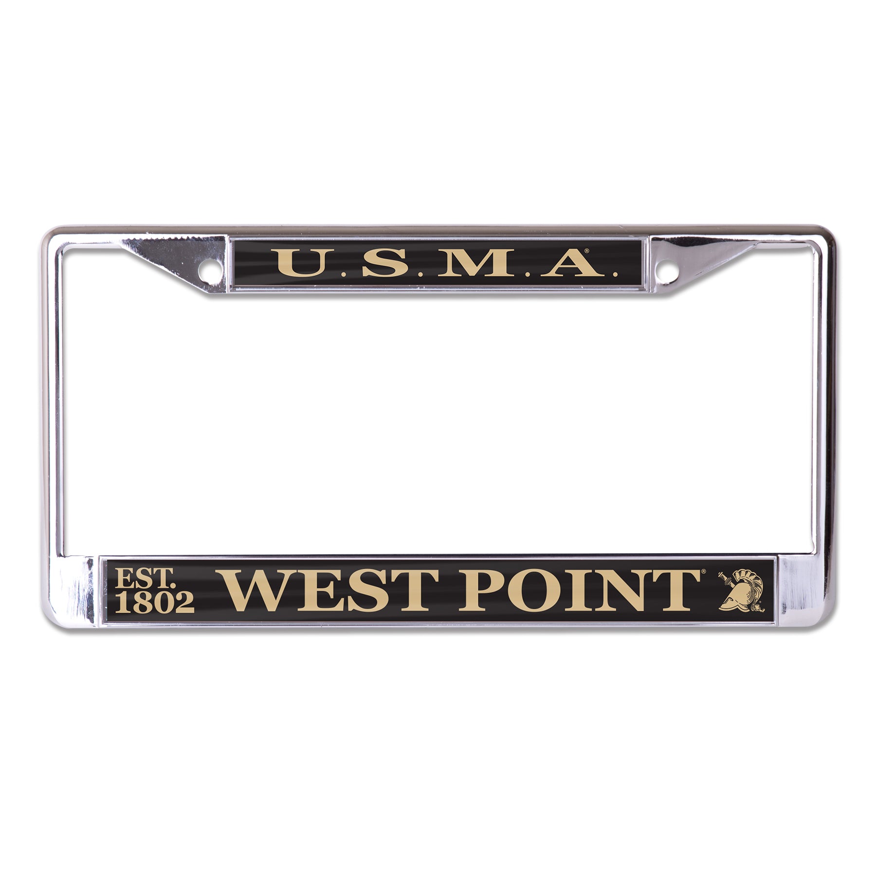 U.S.M.A West Point Chrome License Plate Frame