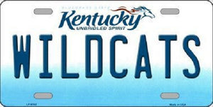 Wildcats Kentucky Novelty Metal License Plate